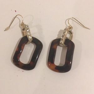 Tortoise earrings